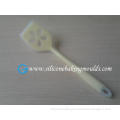 Factory wholesale Kitchen Utensils silicone slotted turner with nylon inside ,welcome OEM design